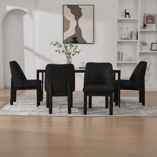 Wide Minimalist Dining Chair