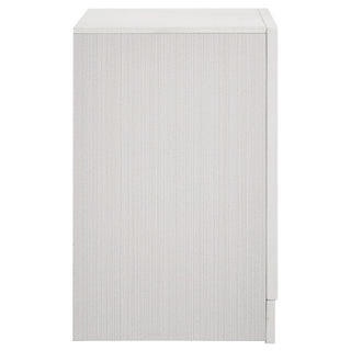 Transitional 2 Drawer Nightstand With Hidden Jewelry Tray