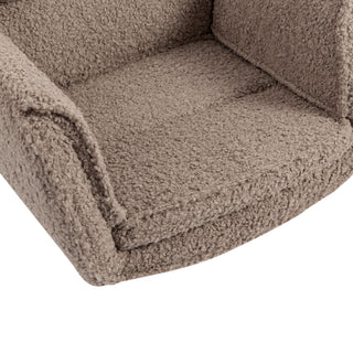 Criss Cross Swivel Desk Chair With Adjustable Armrests & Wheels For Home Office