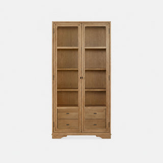 Tall Display Cabinet With Glass Doors