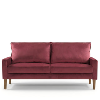 Upholstered Loveseat Sofa, 2 Seater Couch For Living Room Apartment