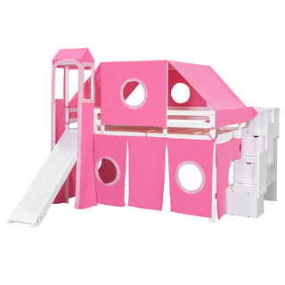 Loft Bed With Tent And Tower