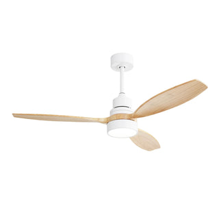 52" Integrated LED Ceiling Fan With Remote Control And Blades For Living Room