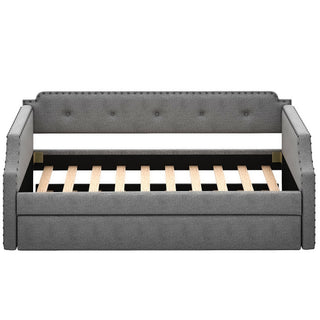 Upholstered Daybed With Trundle