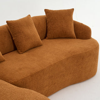 Combined Sofa With 4 Pillows