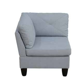 Modular L - Shaped Sectional Sofa 6 Seater 4 Piece Couch With Chaise