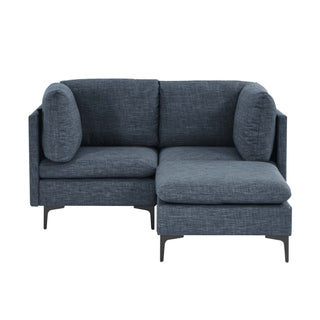 Upholstered Modular Sectional & Tall Legs
