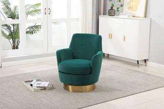 Teddy Swivel Barrel Chair, Swivel Accent Chairs Armchair For Living Room