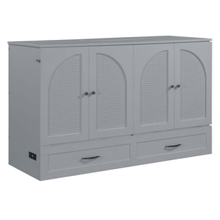 Murphy Bed With Large Drawers