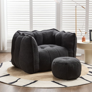 Soft Bean Bag Chair With High Resilient Foam