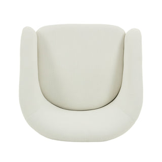Modern Swivel Accent Chair With Ergonomic Barrel Design