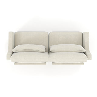 Elegant Sofa With Ergonomic Design And Lumbar Pillows
