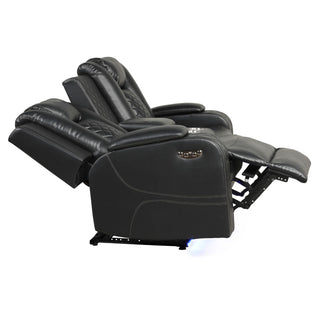 Benz - Power Recliner Set With LED Lighting And USB Charging