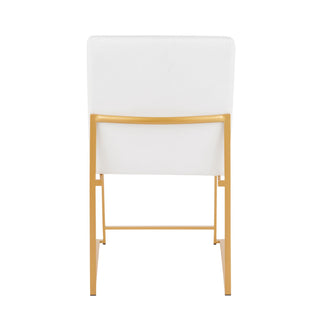 Fuji - Contemporary Stylish Frame, High Back Dining Chair (Set of 2)