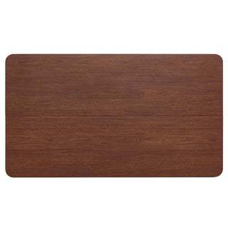 Compact Dining Table - Walnut / Black