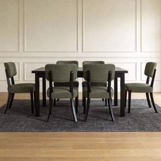 Contemporary Armless Dining Chairs (Set of 2)