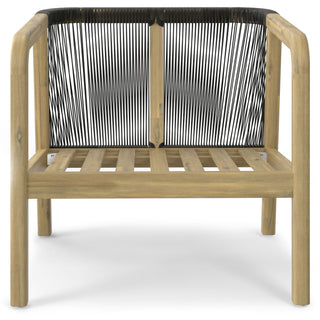 Palmetto - Outdoor Conversation Chair (Set of 2) - Stone Gray