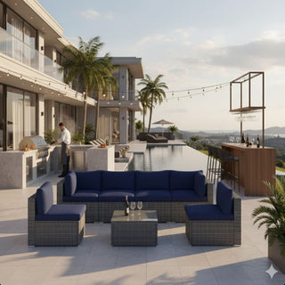 Modern Patio Set With Coffee Table