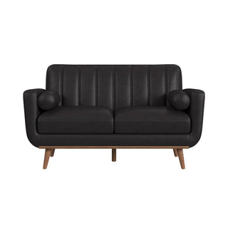 Horizon - Loveseat With Wood Front 2 Pillows