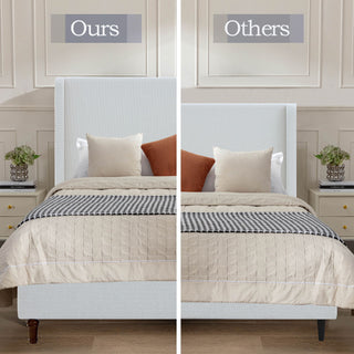Harper - Tall Headboard Upholstered Bed With Elegant Simplicity