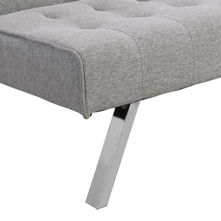 Modern Sofa Bed With Wood Frame And Stainless Legs