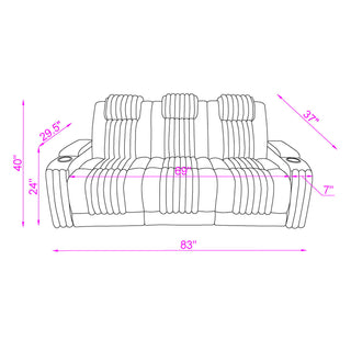 Duran - Power Reclining Set With Power Headrest