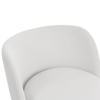 Barrel Chair With Built In Storage, 360° Swivel - Beige