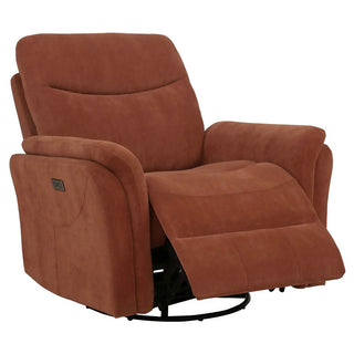 Beacon - Power Swivel Recliner With USB Charging And Adjustable Recline