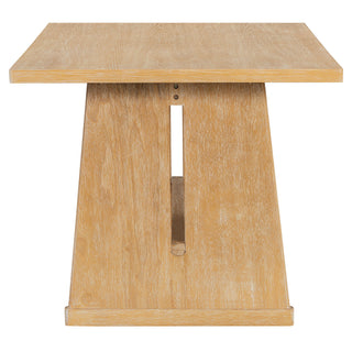 Dining Set With Rectangular Table, 4 Upholstered Chairs & 1 Padded Bench