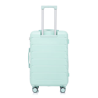 Hard Shell Luggage With Scratch Resistant Surface, 4 Wheels, Combination Lock & Side Hooks