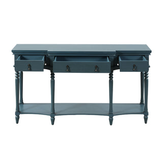 Retro Console Table With 3 Soft Close Drawers