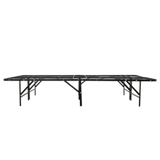 California King Size Bed Base, Mattress Foundation Bed Frame, Bedroom Furniture - Black