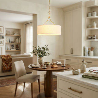 3 Light Drum Pendant Light