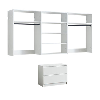 Devi - Wall Mounted Closet System With Modular Units