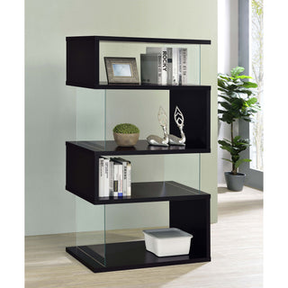 Elias - 4 Shelf Bookshelf With Zigzag Design