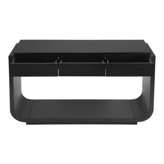 Console Table With 3 Drawers, Display Shelf