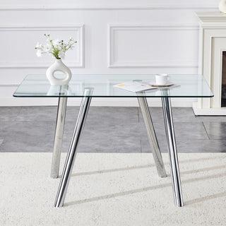 Dining Table With Transparent Surface