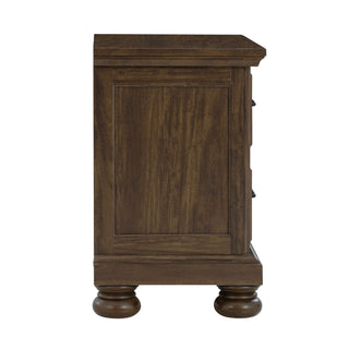 2 Drawer Nightstand With USB Charging Station