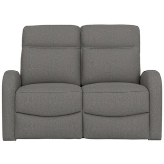 Manual Reclining Loveseat With Dual Seating Support For Living Room