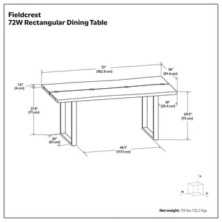 Fieldcrest - Handcrafted Dining Table
