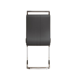 Modern Dining Chairs With Padded Seat, High Back