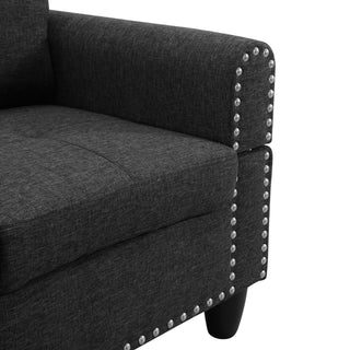 L - Shaped Sectional Sofa With Movable Left Chaise