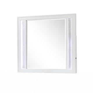 Abigale - Mirror For Dresser Top Made With LED (Includes Only Mirror) - White