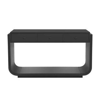 Console Table With 3 Drawers, Display Shelf