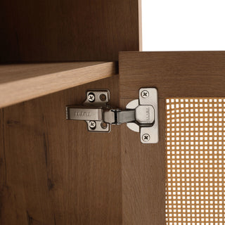Bathroom Vanity With Art Sink, 2 Soft Close Doors, Float Mounting Design