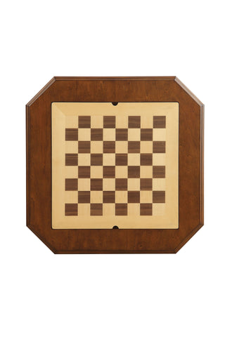 Bishop - Reversible Chess Checker Game Table With Game Tray (Chess Fingures Not Included)