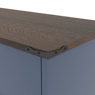 Double Tilt Out Trash Cabinet With Hideaway Drawer And Barn Door Style