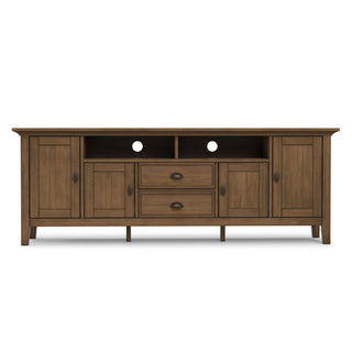 Redmond - TV Media Stand - Rustic Natural Aged Brown