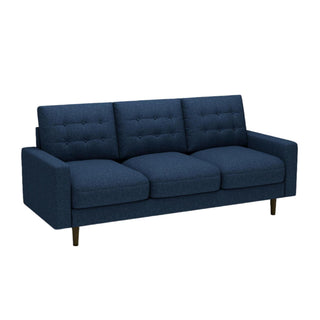 3 Seat Sofa Couch With Tufted Back Upholstered Couch For Living Room