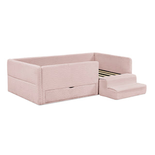 Safe Kids Bed With Guardrails And Storage